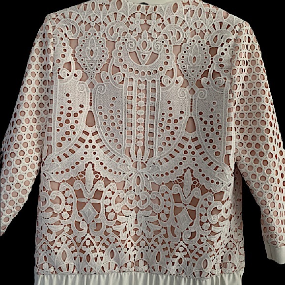 TED BAKER LONDON - Hillan Geo Lace Print Bomber - Picture 2 of 2